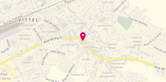 Plan de Pharmacie des sources, 80 Place du General de Gaulle, 88800 Vittel