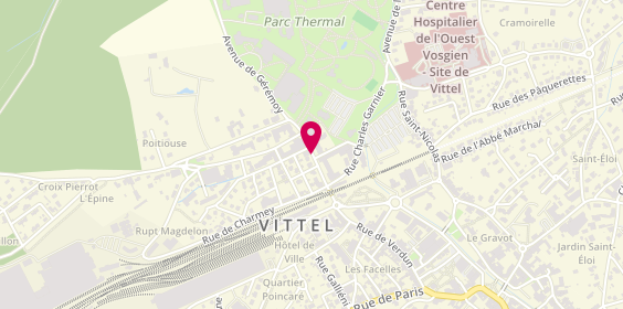 Plan de Pharmacie Thermale Vitteloise, 3 Rue Bouloumie, 88800 Vittel