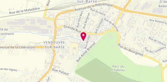 Plan de Pharmacie Avierinos, 7 Rue Anciennes Tanneries, 10140 Vendeuvre-sur-Barse
