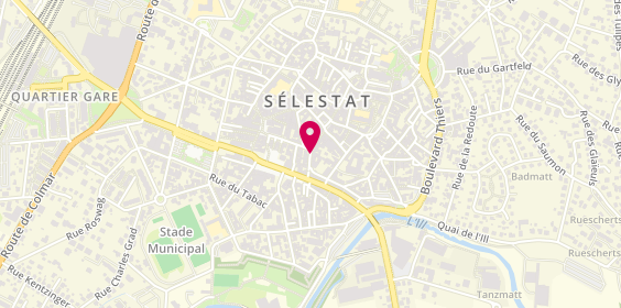 Plan de Elsi Sante, 19 Rue des Chevaliers, 67600 Sélestat