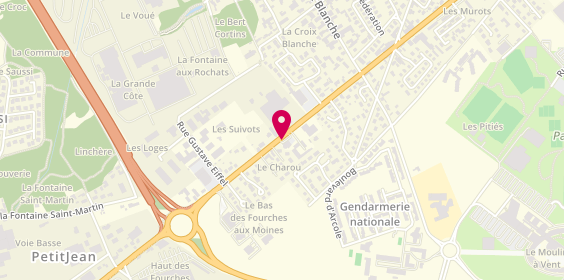 Plan de Pharmacie des Vergers, 75 Bis Route d'Auxerre, 10120 Saint-André-les-Vergers