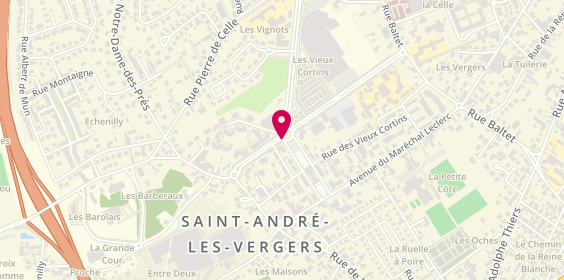 Plan de Pharmacie Pidoux Richard, Centre Centre Commercial Carrefour
Avenue Charles de Refuge, 10120 Saint-André-les-Vergers