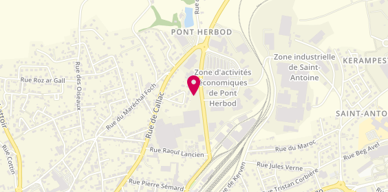 Plan de Pharmacie d'Ahes, 5 Rue Salvador Allende, 29270 Carhaix-Plouguer