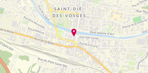 Plan de Pharmacie Saint Martin, 3 Rue Martin Waldseemuller
4 Place Saint Martin, 88100 Saint-Dié-des-Vosges
