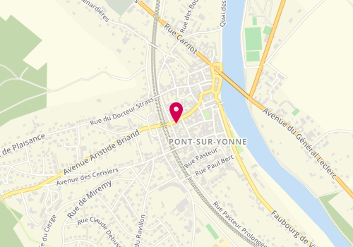 Plan de Pharmacie Florence Truchot, 17 Bis Rue de la Gare, 89140 Pont-sur-Yonne