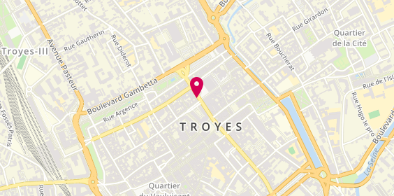 Plan de Grande Pharmacie de Troyes, 12 Rue de la Republique, 10000 Troyes