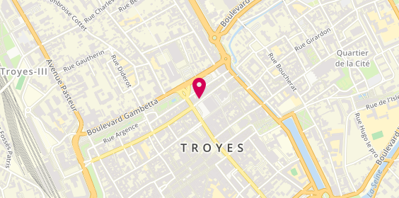 Plan de Lafayette, 48 Rue du General de Gaulle, 10000 Troyes