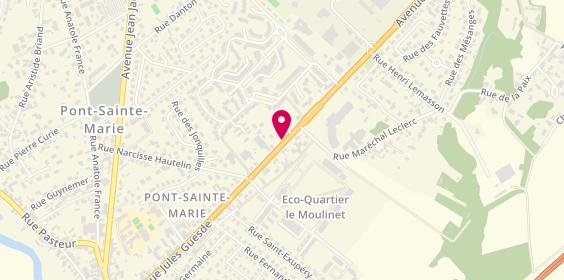 Plan de Pharmacie Renault, Mme Renault Caroline
85 Avenue Jules Guesde, 10150 Pont-Sainte-Marie