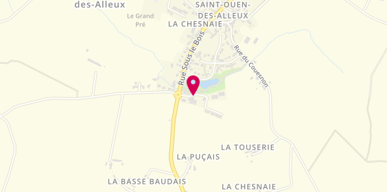 Plan de Pharmacie des Alleux, Rue du Docteur Gorvel, 35140 Saint-Ouen-des-Alleux
