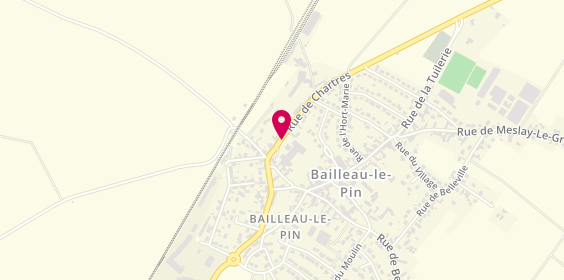 Plan de Pharmacie Lavallée, 21 Rue de Chartres, 28120 Bailleau-le-Pin