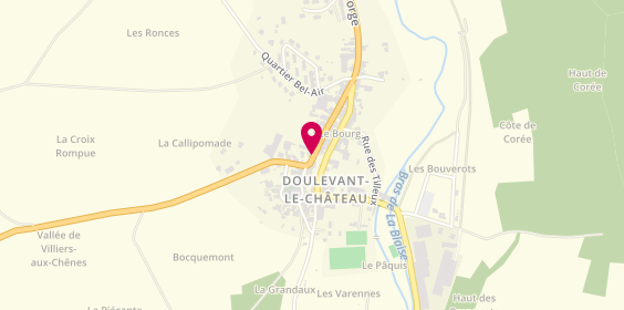 Plan de Pharmacie Chevaillier Legouet, 5 Rue Haute, 52110 Doulevant-le-Château