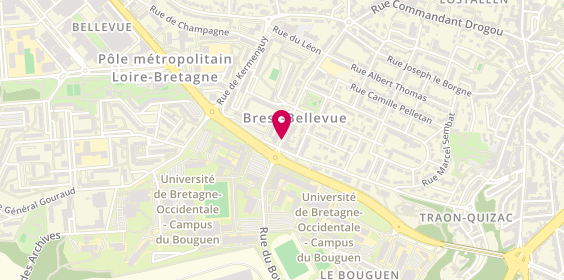 Plan de Pharmacie des Universités, 40 Rue Professeur Langevin, 29200 Brest