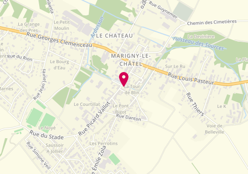Plan de Pharmacie de l'Ardusson, 19 Rue Picard Vallot, 10350 Marigny-le-Châtel