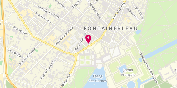 Plan de Pharmacie Brabis, 19 Place Denecourt, 77300 Fontainebleau