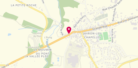 Plan de Pharmacie de Javron, 106 Grande Rue, 53250 Javron-les-Chapelles