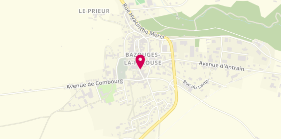 Plan de Pharmacie de Bazouges, 23 Rue Rue de l'Église, 35560 Bazouges-la-Pérouse
