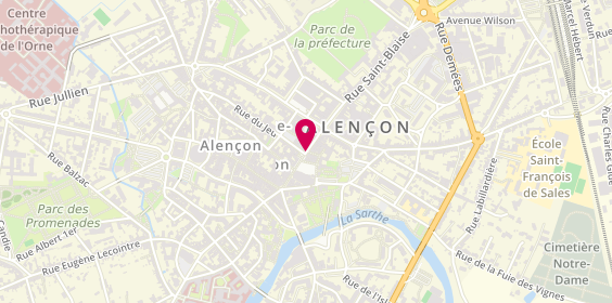 Plan de Pharmacie Grignon Notre Dame, 32 Rue Grande, 61000 Alençon