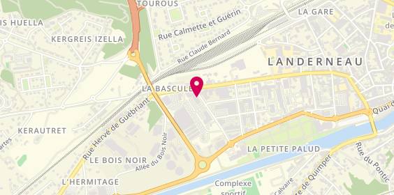 Plan de Pharmacie Lacoste, 2 Rue de la Marne, 29800 Landerneau