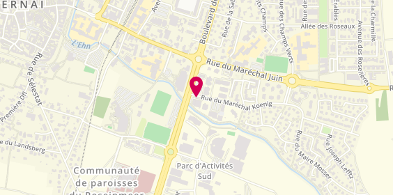 Plan de Aprium Pharmacie, 31 Rue du Maréchal Koenig, 67120 Obernai