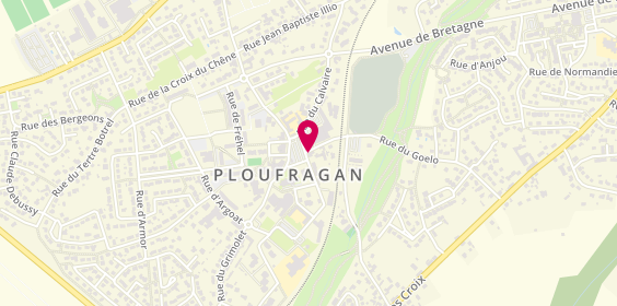Plan de Pharmacie du Centre, 2 Rue du Goëlo, 22440 Ploufragan