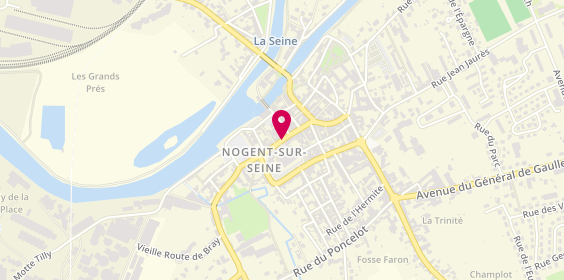 Plan de Pharmacie Nogentaise, 22 Grande Rue Saint Laurent, 10400 Nogent-sur-Seine