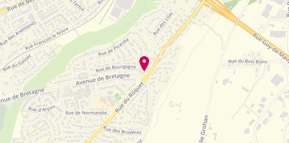Plan de Pharmacie des Villes Moisan, 1 Rue des Villes Moisan, 22440 Ploufragan
