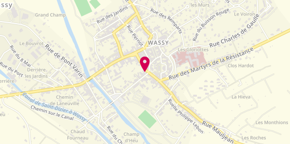 Plan de Pharmacie de la Blaise, 20 Rue General Defrance, 52130 Wassy