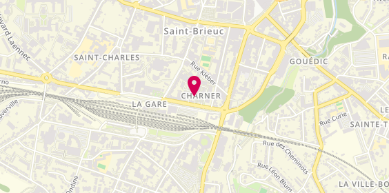 Plan de Pharmacie Charner, 3 Esplanade Georges Pompidou, 22000 Saint-Brieuc