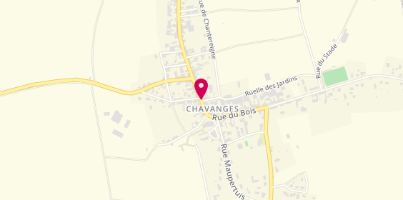 Plan de Pharmacie de Chavanges, 15 Rue Gilliard, 10330 Chavanges