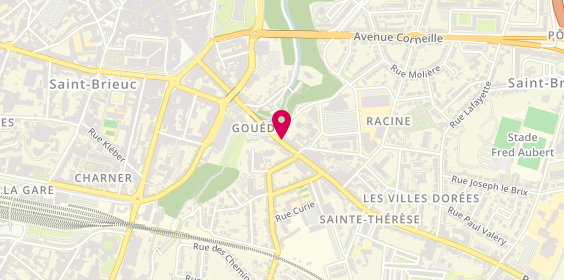 Plan de Pharmacie de Gouëdic, 59 Rue de Gouedic, 22000 Saint-Brieuc