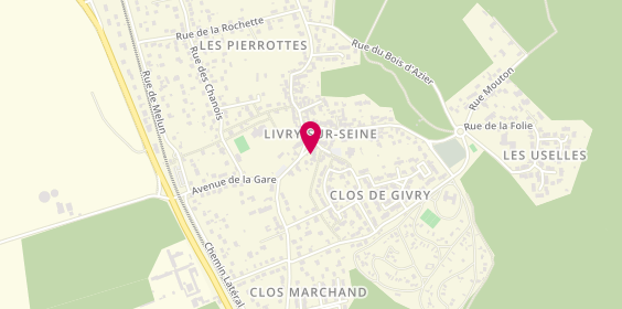 Plan de Pharmacie EGU Anne Marie, 2 Bis Place de l'Église, 77000 Livry-sur-Seine