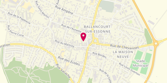 Plan de Pharmacie du Centre-Ville, 2 Place de la Liberte, 91610 Ballancourt-sur-Essonne