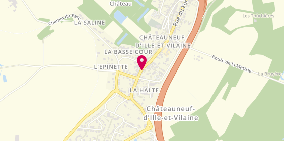 Plan de Pharmacie Basse Cathalinat, 11 Rue du Cas Rouge, 35430 Chateauneuf Ille Vilaine