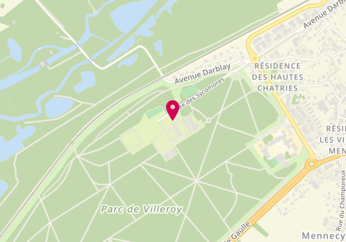 Plan de Pharmacie de la Verville, Centre Cal du parc De Villeroy, 91540 Mennecy