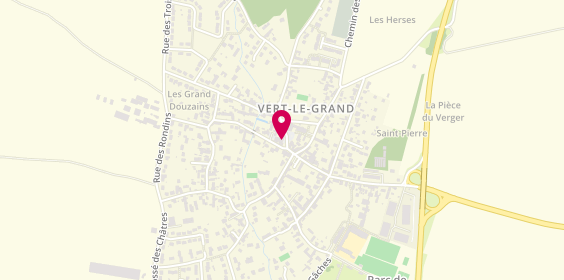 Plan de Pharmacie Robert Spaggiari, Le Village
16 Place de la Mairie, 91810 Vert-le-Grand