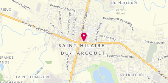 Plan de Pharmacie du Centre, 17 Avenue du General Leclerc, 50600 Saint-Hilaire-du-Harcouët