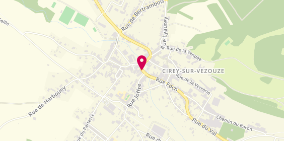 Plan de Pharmacien Giphar, 6 Place Chevandier, 54480 Cirey-sur-Vezouze