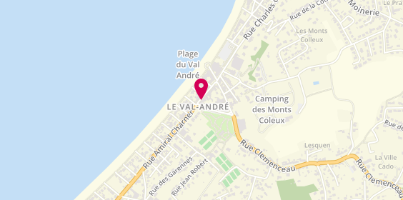 Plan de Pharmacie de la Plage, 11 Rue Amiral Charner, 22370 Pléneuf-Val-André