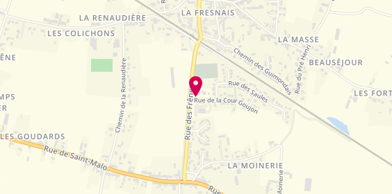 Plan de Pharmacie de la Fresnais, 1 Rue de Cour Gougeon, 35111 La Fresnais