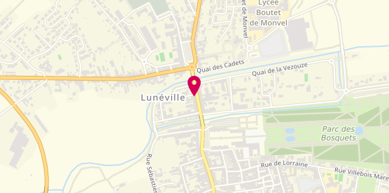 Plan de Univers Pharmacie, 15 Rue Chanzy, 54300 Lunéville