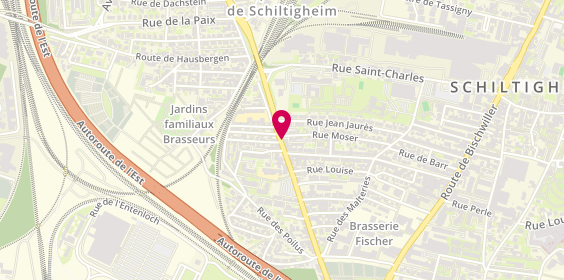 Plan de Pharmacie des Roses, 38 Route du Général de Gaulle, 67300 Schiltigheim