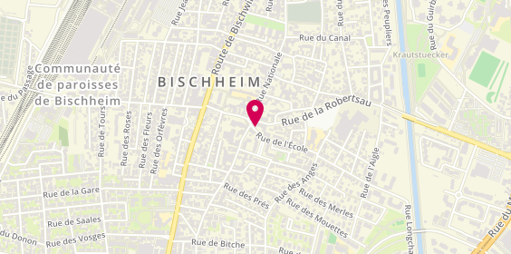 Plan de Pharmacie de l'Arbre Vert, 2 Rue de l'École, 67800 Bischheim