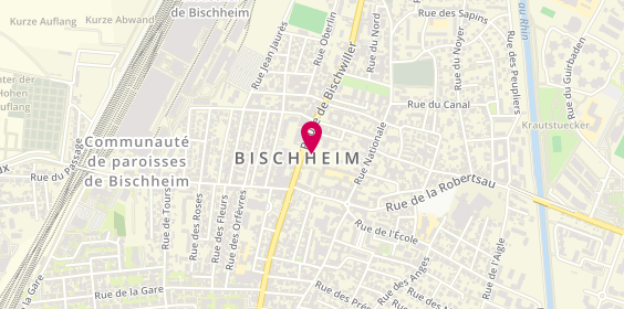 Plan de Pharmacie Bihr, 102 Route de Bischwiller, 67800 Bischheim