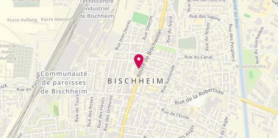 Plan de Pharmacie Gilberg, 48 Route de Bischwiller, 67800 Bischheim