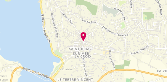 Plan de Pharmacie du Centre, 1 Rue des Préaux, 35800 Saint-Briac-sur-Mer