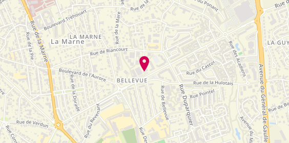 Plan de Pharmacie Bellevue, 13 Boulevard Léonce Demalvilain, 35400 Saint-Malo
