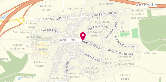 Plan de Pharmacie d'Ancerville, 18 Rue Frémy, 55170 Ancerville