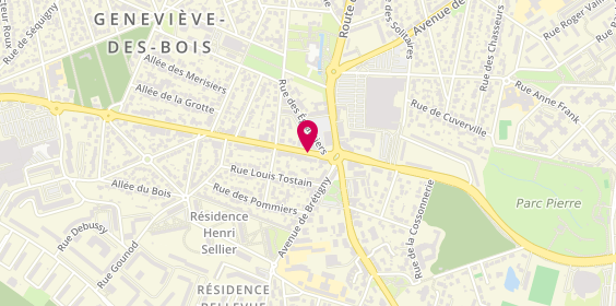 Plan de Pharmacie du Donjon, Bp
9 Avenue Régiment Normandie Niemen, 91703 Sainte-Geneviève-des-Bois