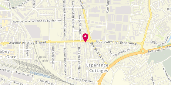 Plan de Pharmacie de l'Esperance, 86 Avenue Aristide Briand, 35400 Saint-Malo