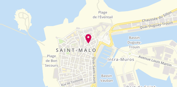 Plan de Pharmacie Lecocq Beatrice, 8 Rue Saint Vincent, 35400 Saint-Malo
